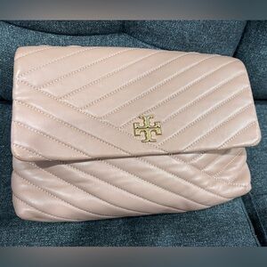 Tory Burch Quilted Blush Clutch